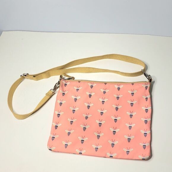 Fossil bumble bee adjustable crossbody handbag purse - Picture 2 of 8